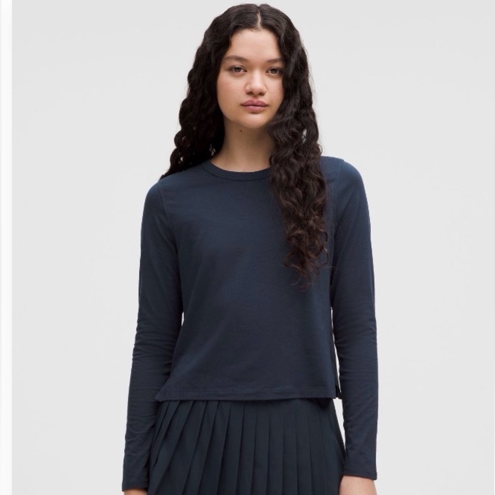 lululemon athletica classic cotton fit long sleeve tee